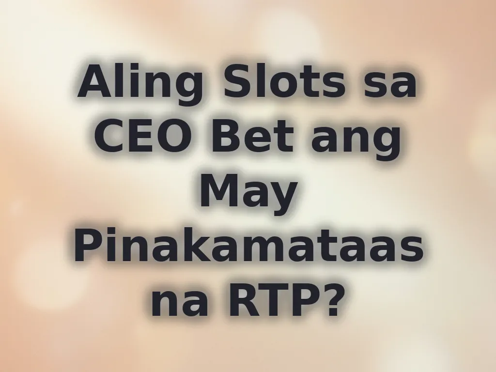 Slot RTP comparison