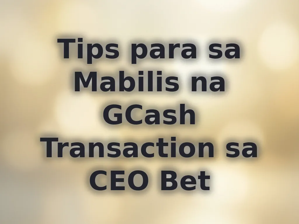 GCash tips